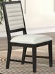 New Classic® Home Furnishings Plateau Beige/Rustic Espresso Dining Side Chair-2