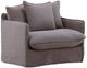 Dovetail Furniture Lexia Stone Slipcovered Sofa Chair-0