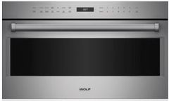 Wolf® E Series Professional 1.6 Cu. Ft. Stainless Steel Built In Drop-Down Door Microwave Oven
