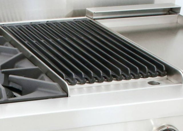 Capital Cooking™ Grand Chef 48" Stainless Steel Sealed Burner Pro Style Dual Fuel Range with Grill-2