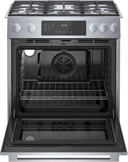 Bosch 800 Series 30" Stainless Steel Slide In Gas Range-4