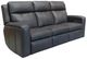 Flexsteel® Wyatt Gunmetal Gray Power Reclining Sofa with Power Headrests and Lumbar-0