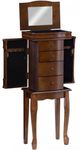 Powell® Jameson Walnut Jewelry Armoire-3