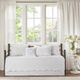 Olliix by Madison Park 6-Piece White Tuscany Reversible Scalloped Edge Daybed Cover Set-1
