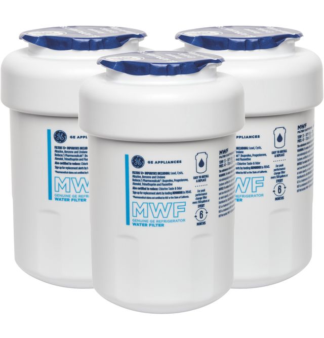 GE® MWF™ Refrigerator Water Filter (3-PACK)-0