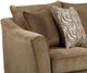 A & W Custom Furniture Albany Truffle Sofa Chaise-1