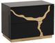 Furniture of America® Goldsberg Black/Gold Nightstand-0