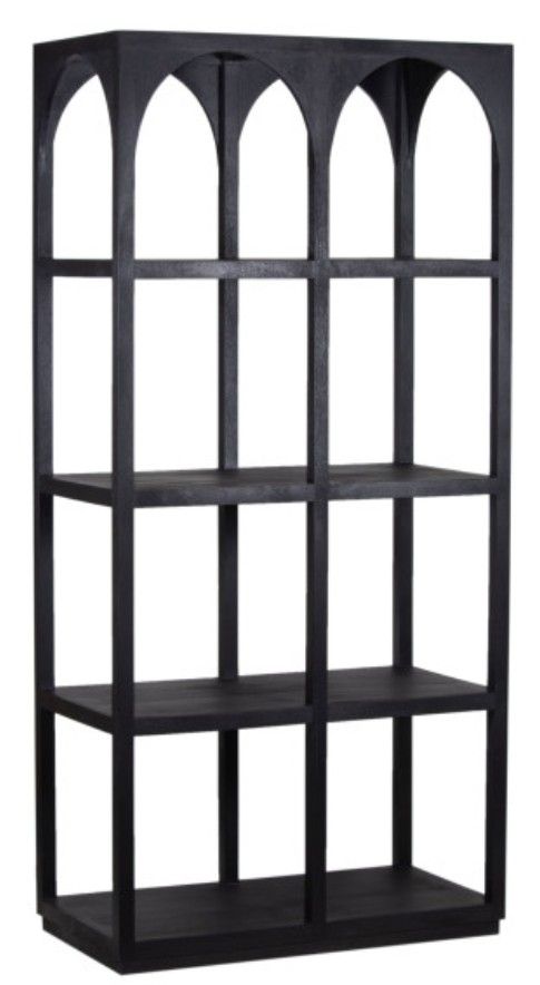 Porter International Designs Tarragona Black Bookcase-0
