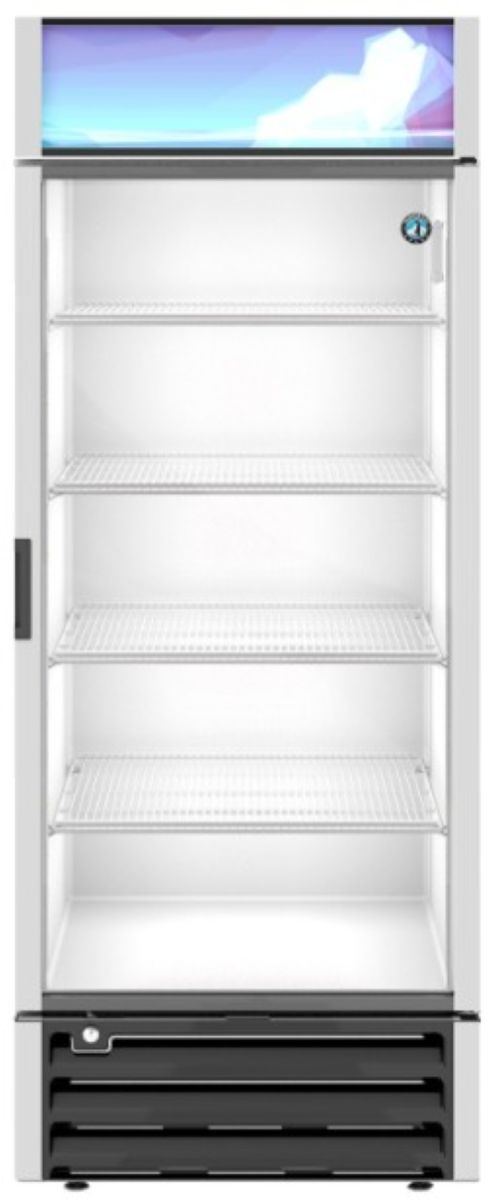 Hoshizaki 29.8" 26 Cu. Ft. Silver Painted Aluminum Single Section Glass Door Merchandiser Refrigerator-0