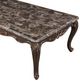 New Classic® Home Furnishings Constantine Marble Top Cocktail Table with Cherry Base-4