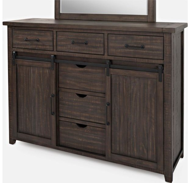 Jofran Inc. Madison County Barnwood Door Dresser-1