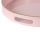 A & B Home Blush Pink 13" Round Decorative Tray-2