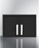 Summit 18" Jet Black Wall Cabinet-0