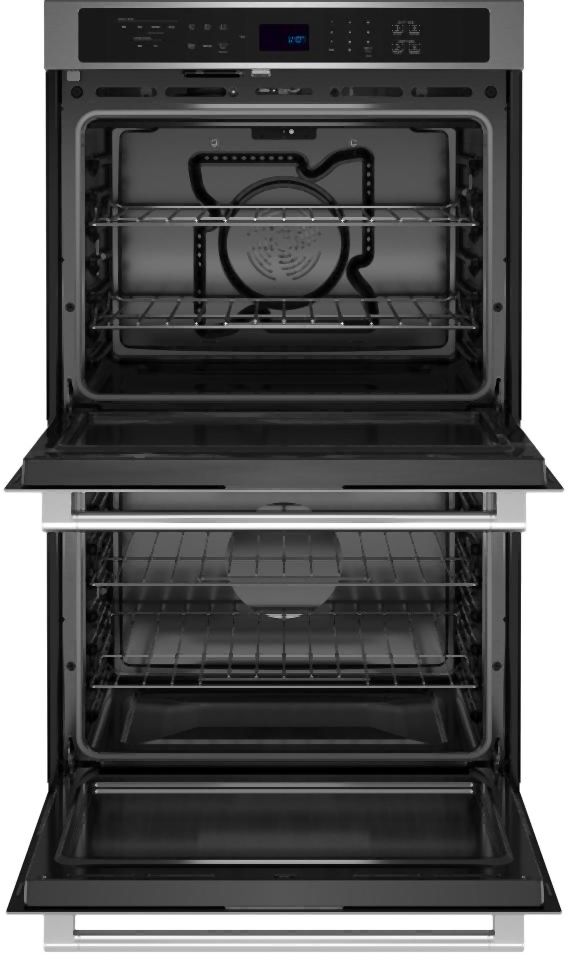 Maytag® 30” Fingerprint Resistant Stainless Steel Double Electric Wall Ovens with EvenAir™ True Convection System-1
