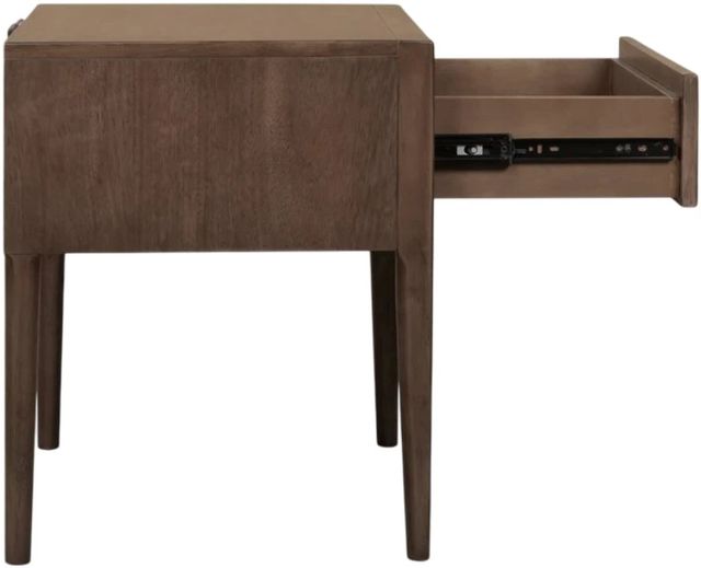 Modus Furniture Carlisle Pecan Pie 1-Drawer Nightstand-4