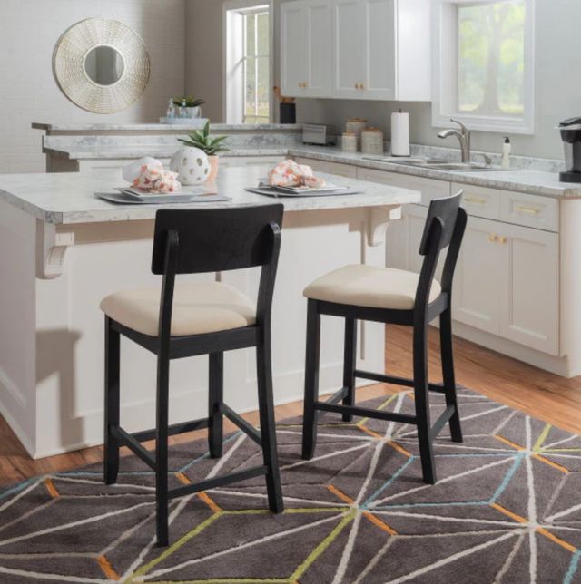 Linon Jordan Dark Charcoal Counter Stool-2