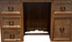 Million Dollar Rustic Modern 10 Beige Executive Desk-1
