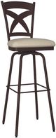 Amisco Customizable Marcus Upholstered Swivel Spectator Stool-0