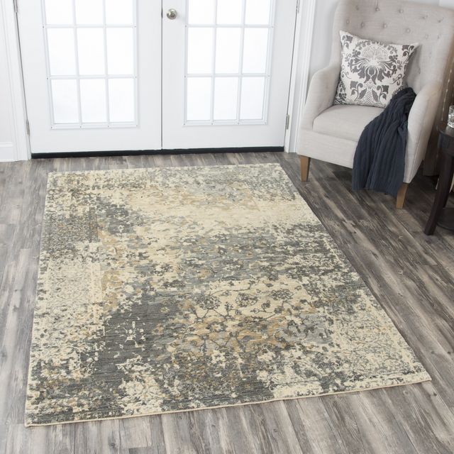 Rizzy Home Gossamer Beige 2'6" x 10' Runner Rug-3