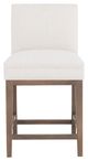 Fairfield® Customizable Entree Dining Straight Short Back Counter Stool-3