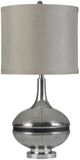 StyleCraft Glass/Steel Table Lamp-0
