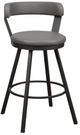 Homelegance® Appert Dark Gray/Gray Swivel Pub Height Chair-0