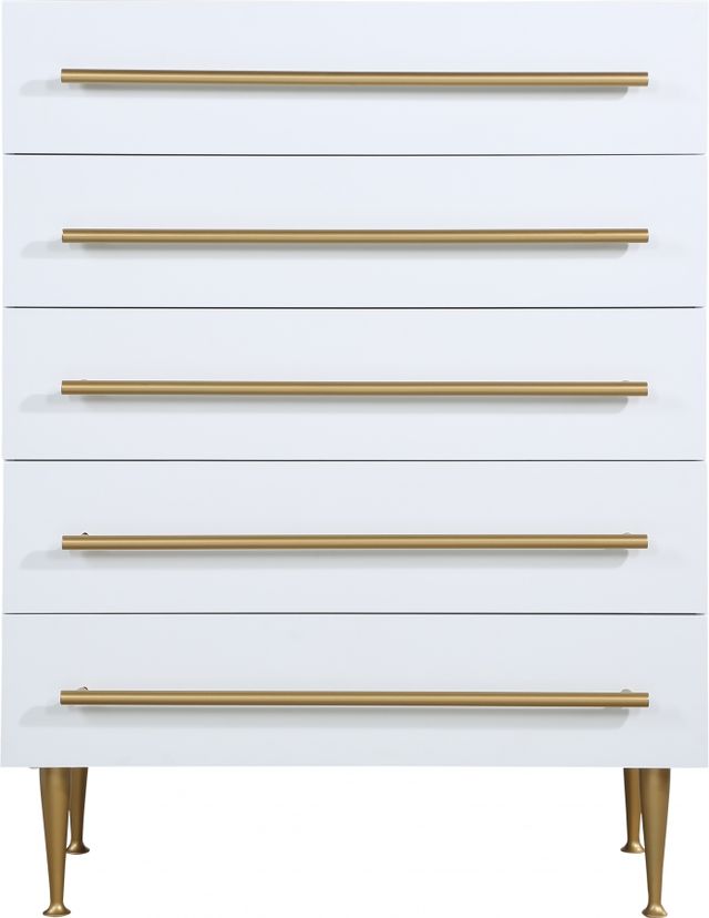 Meridian Furniture Marisol White Chest-1