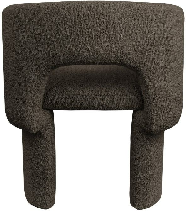 Meridian Furniture Emmet Brown Boucle Dining Chair-3