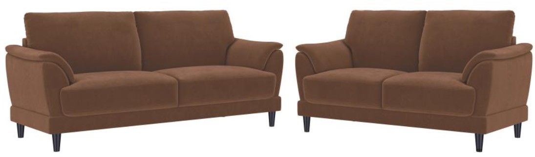 Coaster® Selma 2-Piece Rust Living Room Seating Set