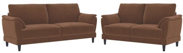 Coaster® Selma 2-Piece Rust Living Room Seating Set-0