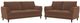 Coaster® Selma 2-Piece Rust Living Room Seating Set-0