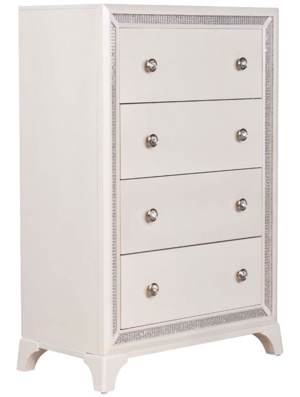 Steve Silver Co. Cassie Pearl 5-Drawer Chest