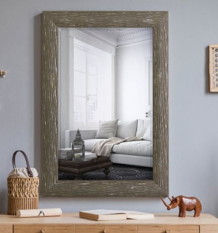 YHD Mekhi Gold/Tan Wall Mirror-1