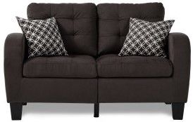 Mazin Furniture Sinclair 2 Piece Chocolate Sofa & Loveseat Set-3