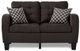 Mazin Furniture Sinclair 2 Piece Chocolate Sofa & Loveseat Set-3