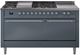 Ilve® Nostalgie II Series 60" Blue Grey Pro Style Dual Fuel Range-0