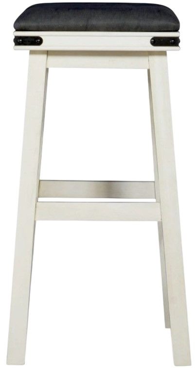 Powell® Milligan Gray/White Bar Stool-2