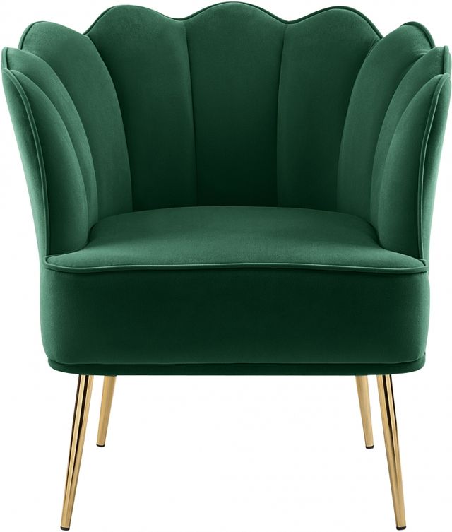 Meridian Furniture Jester Green Velvet Chair-1