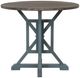 Coast2Coast Home™ Belsey Gray Counter Height Dining Table with Breezy Coastal Blue Base-3