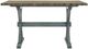 Bernards Summerville II Brown Counter Dining Table with Blue Base-2