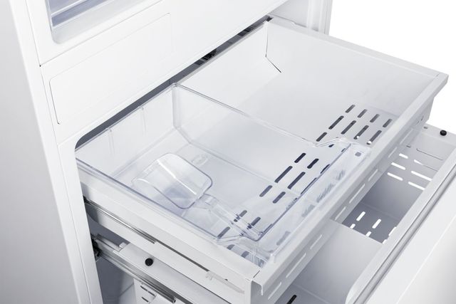 Induction Hardware 30" Panel Ready Built-In Bottom Freezer Refrigerator with Ice Maker and Water Dispenser-2