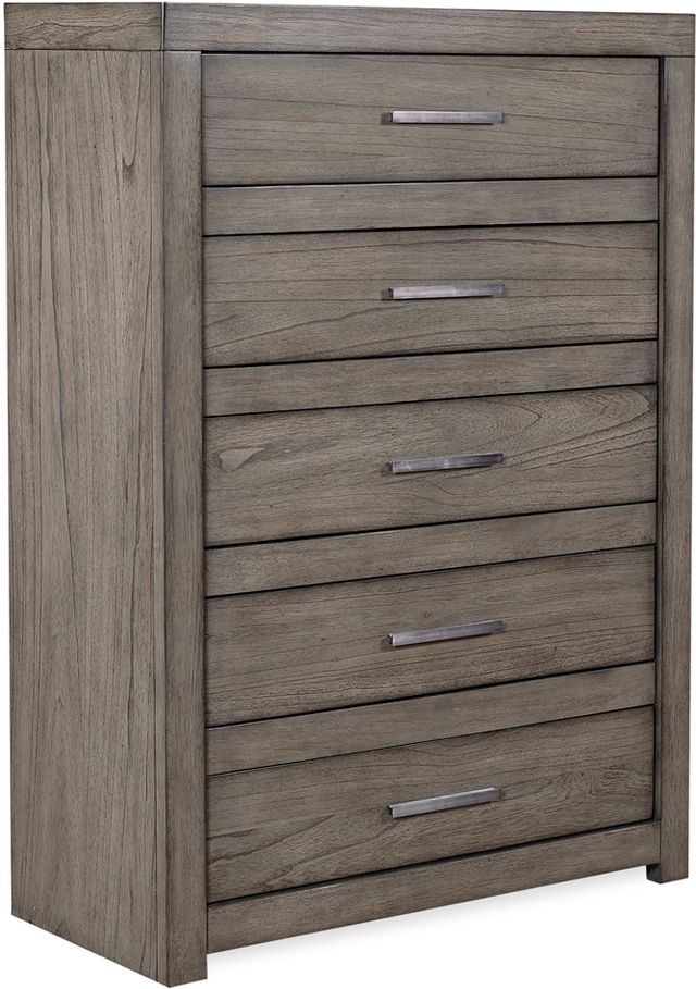 aspenhome® Modern Loft Graystone 5-Drawer Chest-0