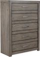 aspenhome® Modern Loft Graystone 5-Drawer Chest-0