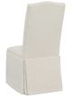Fairfield® Customizable Entree Dining Camel Tall Back Skirted Dining Chair with Tobacco Legs-3