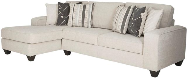 Inspired Home 462 2-Piece Persia Beige Left-Arm Facing Sectional and Chaise-0