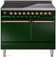 Ilve® Nostalgie II Series 40" Emerald Green Pro Style Induction Range-0