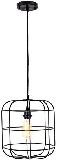YHD Black Stainless 1-Light Pendant Lighting-0