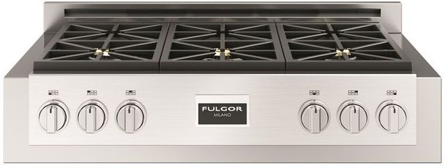Fulgor Milano® Sofia 600 Series 36" Stainless Steel Pro Style Gas Rangetop-0