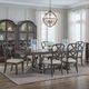 Liberty Furniture Provence Park 7-Piece Chateau Brown/Cream Trestle Dining Table Set-1