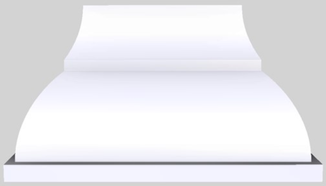 Vent-A-Hood® Designer Series 54" White Wall Mounted Range Hood-0